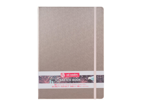 Sketch Book 21 x 29,7 cm - Talens Art Creation - Pink Champagne, 140 g, 80 sheets