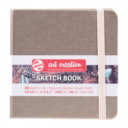 Sketch Book 12 x 12 cm - Talens Art Creation - Pink Champagne, 140 g, 80 sheets