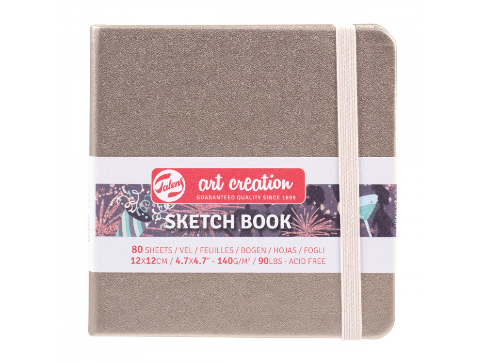 Sketch Book 12 x 12 cm - Talens Art Creation - Pink Champagne, 140 g, 80 sheets