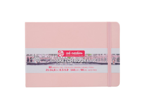 Sketch Book 21 x 14,8 cm - Talens Art Creation - Pastel Pink, 140 g, 80 sheets