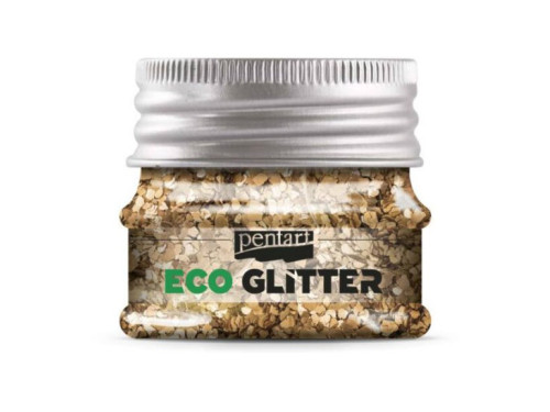 Eco Glitter - Pentart - pink gold, 15 g