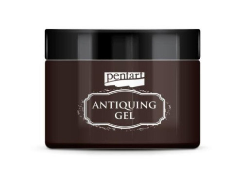 Żel postarzający Antiquing Gel - Pentart - brązowy, 150 ml