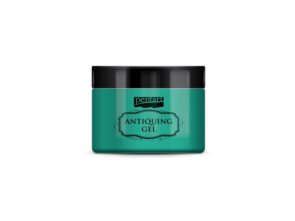 Żel postarzający Antiquing Gel - Pentart - zielona patyna, 150 ml
