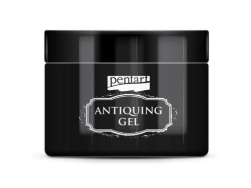 Antiquing gel - Pentart - black, 150 ml