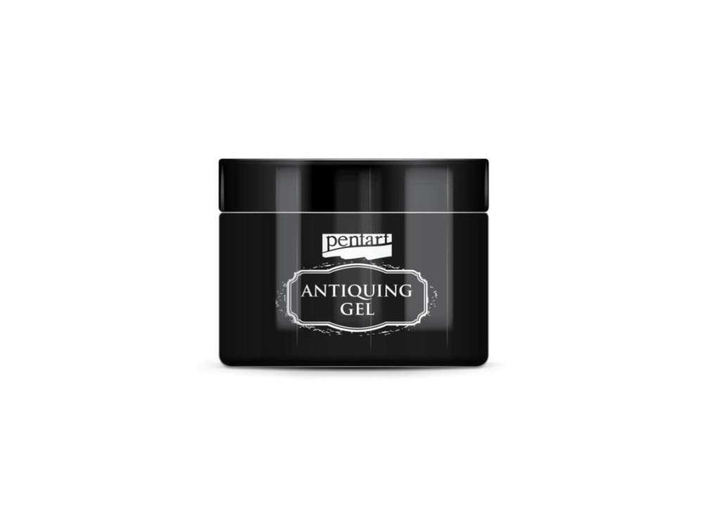 Antiquing gel - Pentart - black, 150 ml