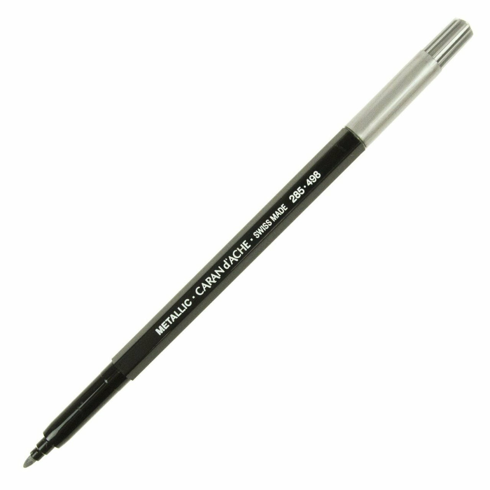 Metallic marker pen - Caran d'Ache - silver