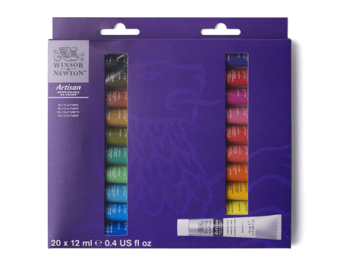 Set of Artisan oil paints in tubes - Winsor & Newton - 20 colors x 12 ml