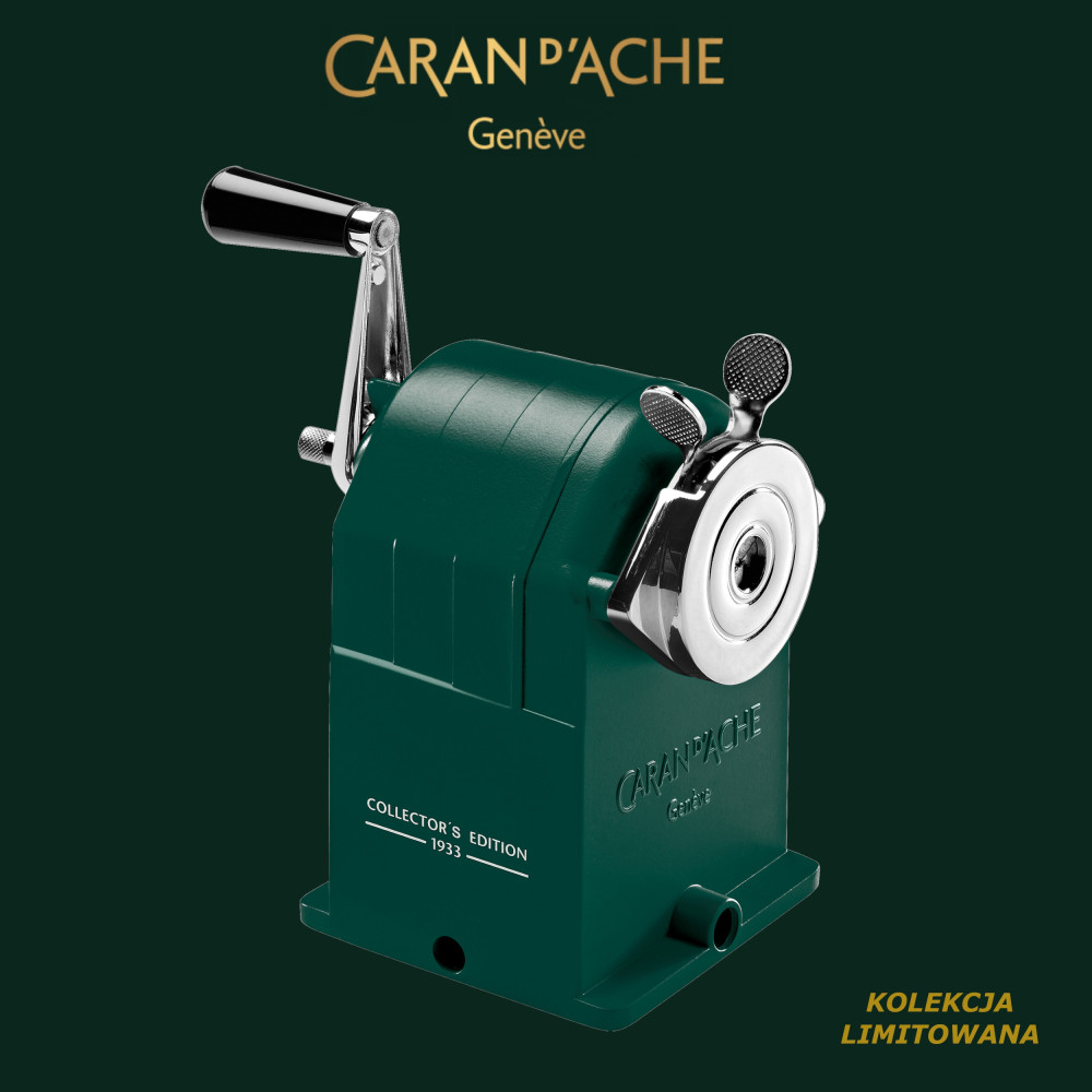 Metal sharpener machine - Caran d'Ache - green