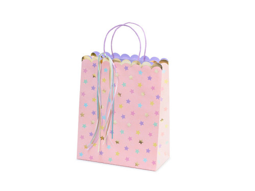 Gift paper bag, Stars - 26 x 32 x 13 cm