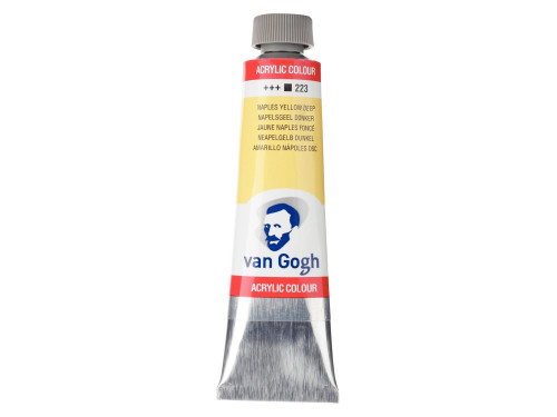 Acrylic Colour paint - Van Gogh - Naples Yellow Deep, 40 ml