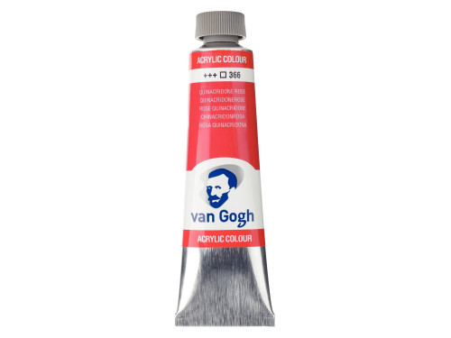 Acrylic Colour paint - Van Gogh - Quinacridone Rose, 40 ml