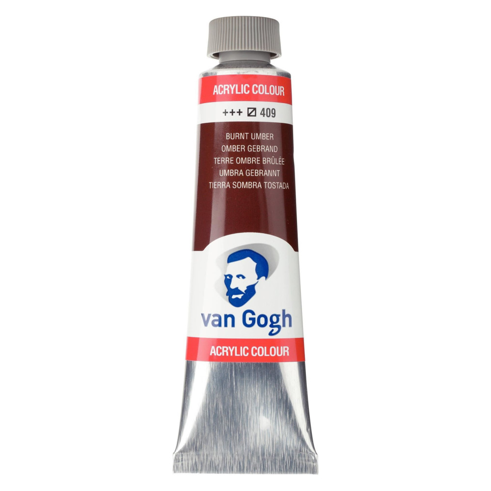 Farba akrylowa - Van Gogh - Burnt Umber, 40 ml