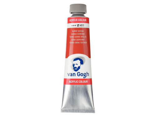 Acrylic Colour paint - Van Gogh - Burnt Sienna, 40 ml