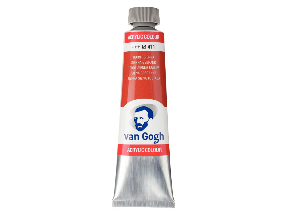 Acrylic Colour paint - Van Gogh - Burnt Sienna, 40 ml