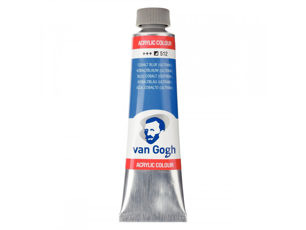 Farba akrylowa - Van Gogh - Cobalt Blue Ultramarine, 40 ml