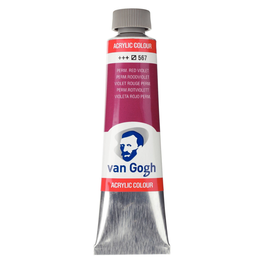 Farba akrylowa - Van Gogh - Permanent Red Violet, 40 ml