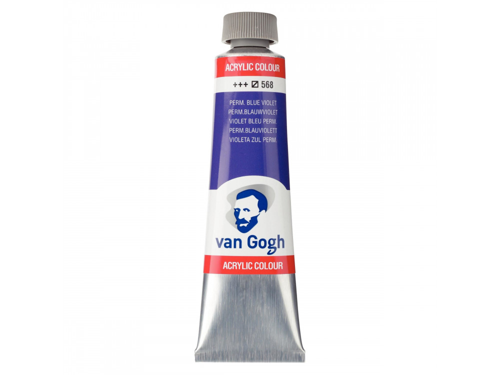 Acrylic Colour paint - Van Gogh - Permanent Blue Violet, 40 ml