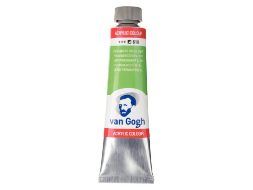 Farba akrylowa - Van Gogh - Permanent Green Light, 40 ml