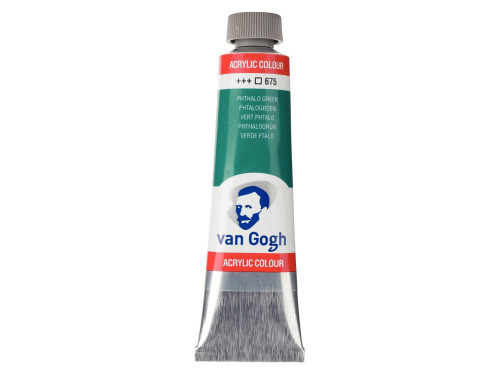 Farba akrylowa - Van Gogh - Phthalo Green, 40 ml