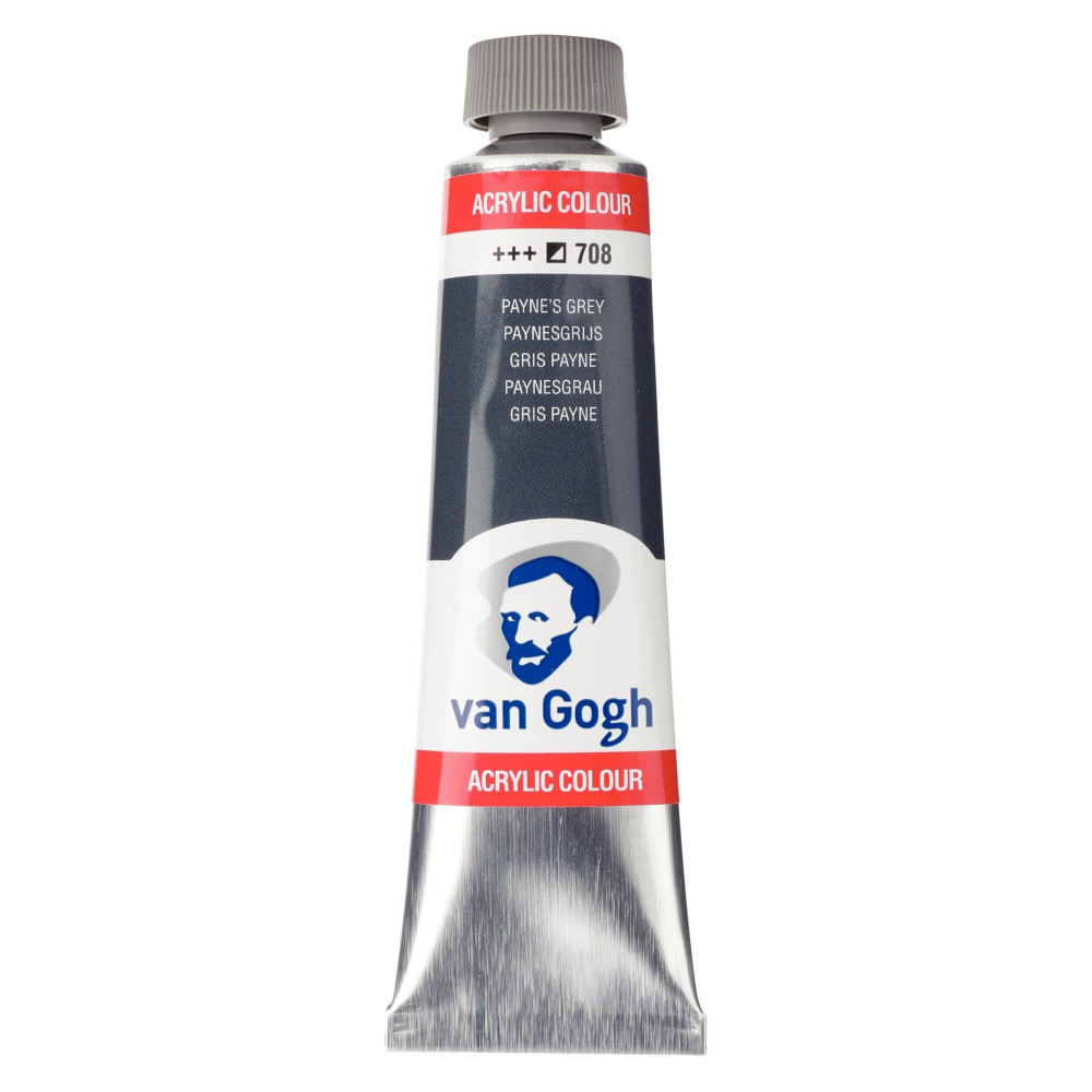 Acrylic Colour paint - Van Gogh - Payne's Grey, 40 ml