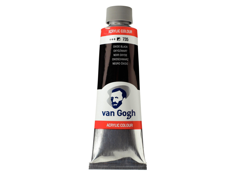 Farba akrylowa - Van Gogh - Oxide Black, 150 ml