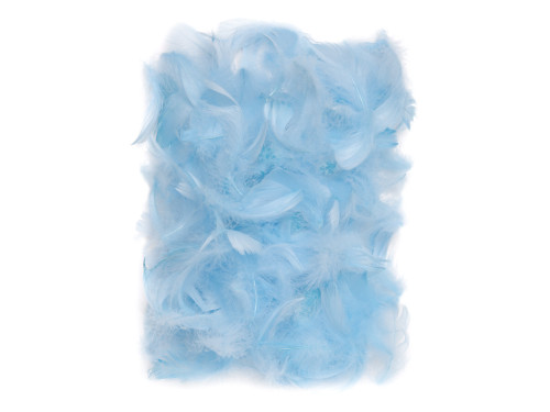 Decorative feathers - DpCraft - blue, 10 g
