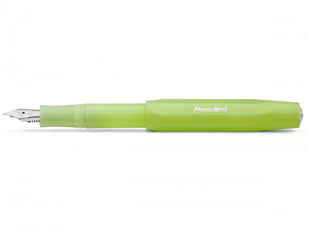 Fountain pen Frosted Sport - Kaweco - Fine Lime, EF