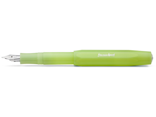 Fountain pen Frosted Sport - Kaweco - Fine Lime, F