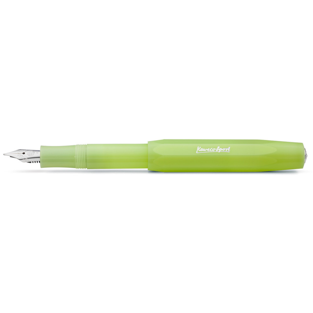 Fountain pen Frosted Sport - Kaweco - Fine Lime, F