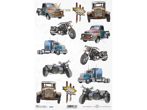 Decoupage rice paper A4 - ITD Collection - R1902