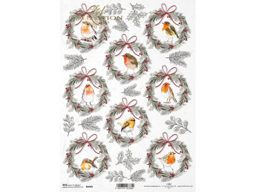 Decoupage rice paper A4 - ITD Collection - R1919