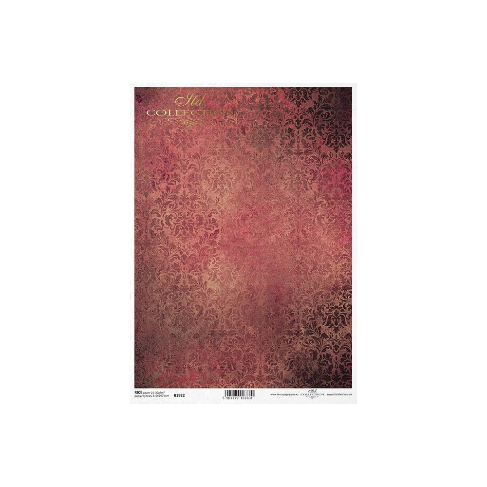 Decoupage rice paper A4 - ITD Collection - R1922