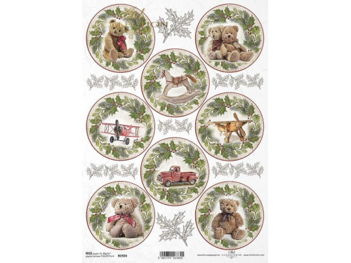 Papier do decoupage A4 - ITD Collection - ryżowy, R1924