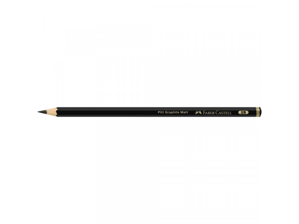 Ołówek grafitowy Pitt Graphite Matt - Faber-Castell - 2B