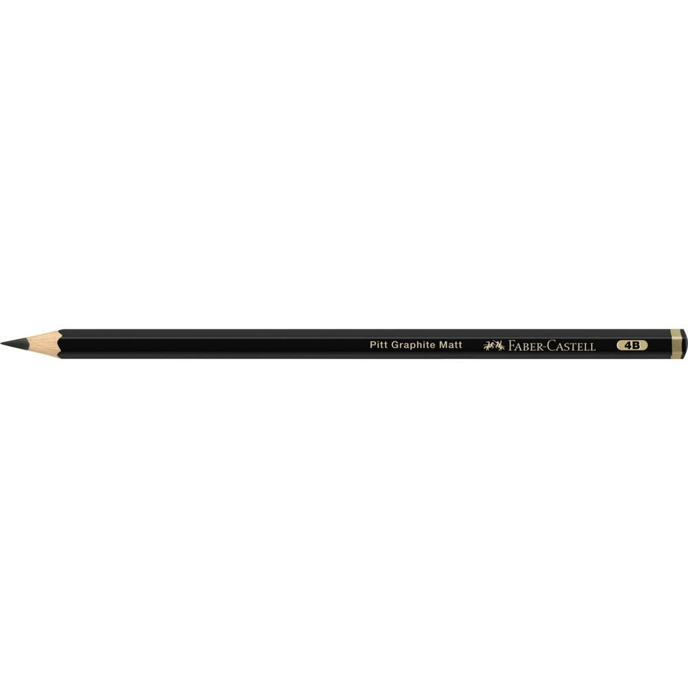 Ołówek grafitowy Pitt Graphite Matt - Faber-Castell - 4B