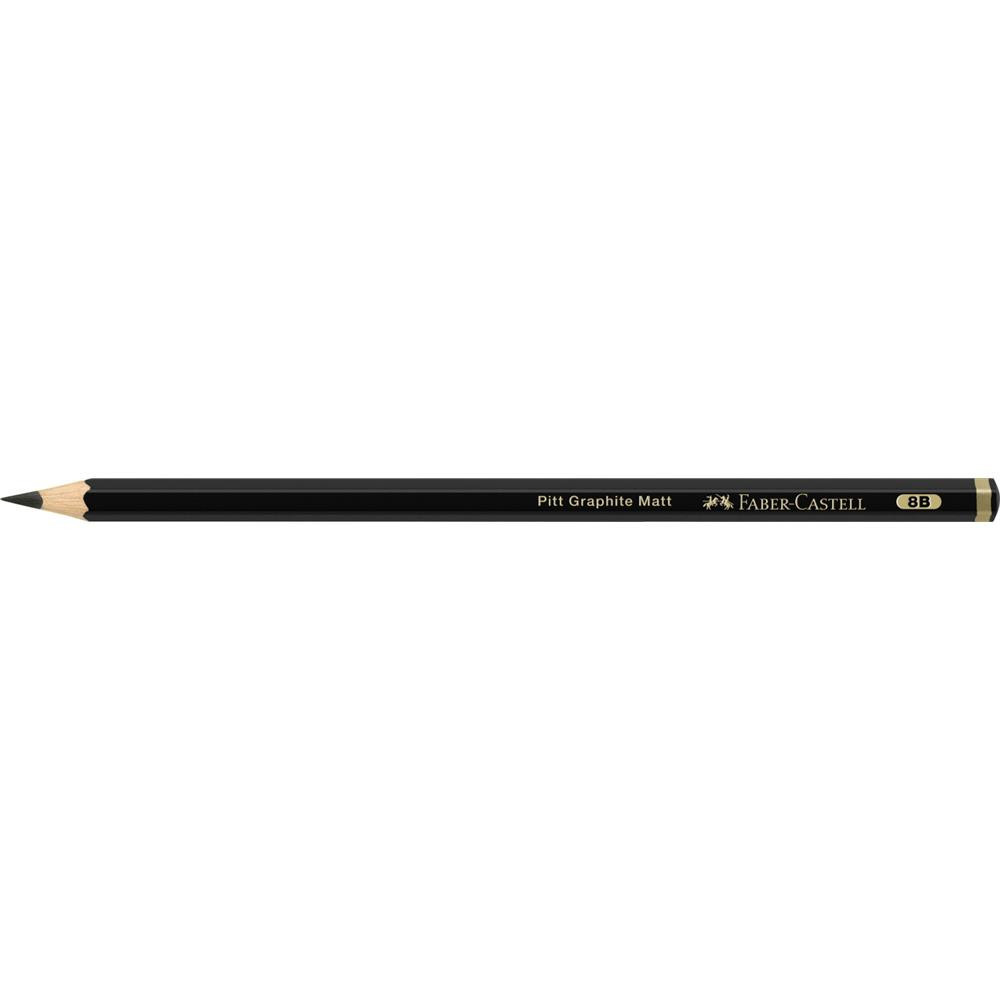 Ołówek grafitowy Pitt Graphite Matt - Faber-Castell - 8B