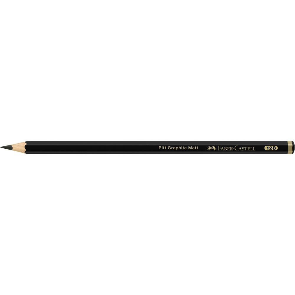 Ołówek grafitowy Pitt Graphite Matt - Faber-Castell - 12B