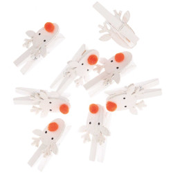 Wooden deco clips - Rico...