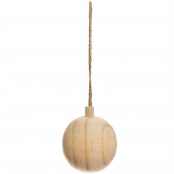 Wooden Christmas pendant Ball - Rico Design - 6 cm