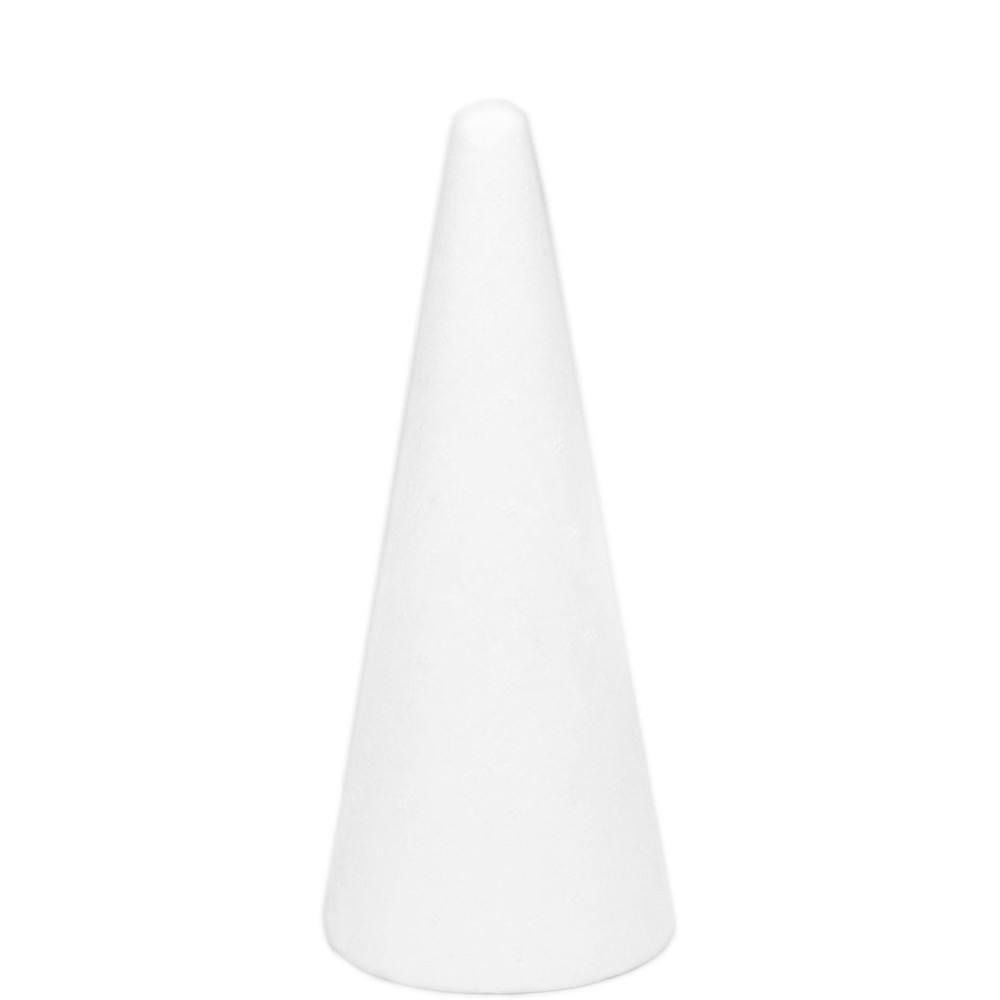Styrofoam cone - 27,5 cm
