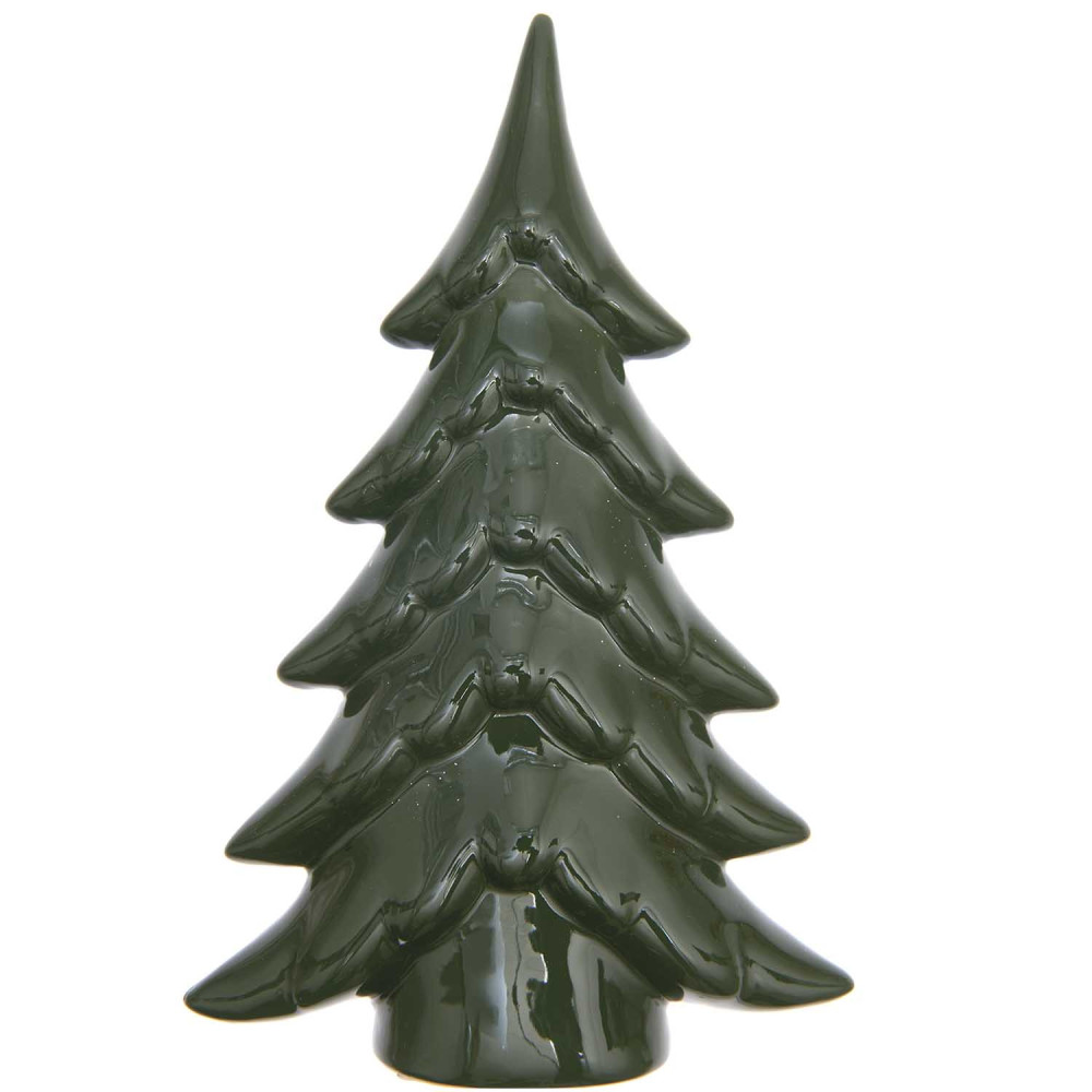 Ceramic Christmas tree - Rico Design - green, 27.5 cm