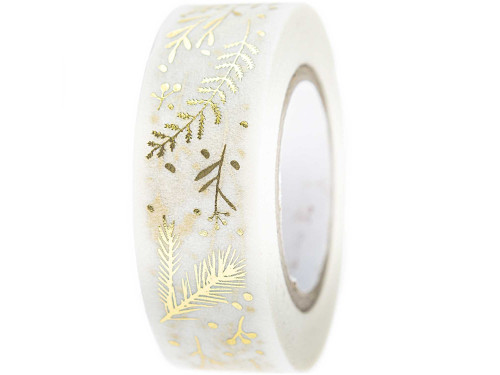 Decorative ribbon - Rico Design - Twigs, 1.5 cm x 10 m