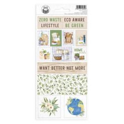 Arkusz naklejek 10,5 x 23 cm - Piątek Trzynastego - There is no Planet B 02