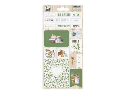 Set of cardboard stickers 10,5 x 22 cm - Piątek Trzynastego - There is no Planet B 01