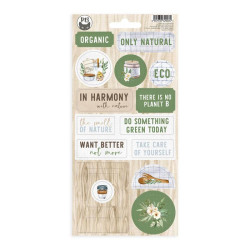 Set of cardboard stickers 10,5 x 22 cm - Piątek Trzynastego - There is no Planet B 02