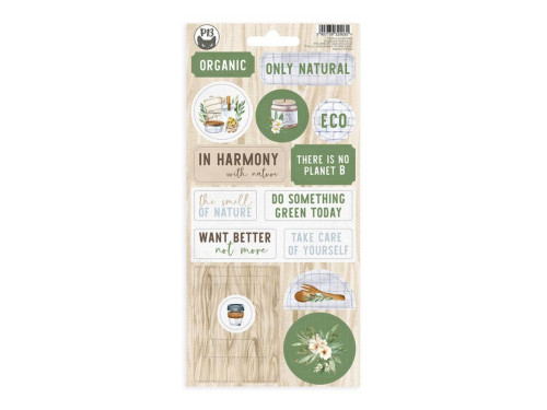 Set of cardboard stickers 10,5 x 22 cm - Piątek Trzynastego - There is no Planet B 02