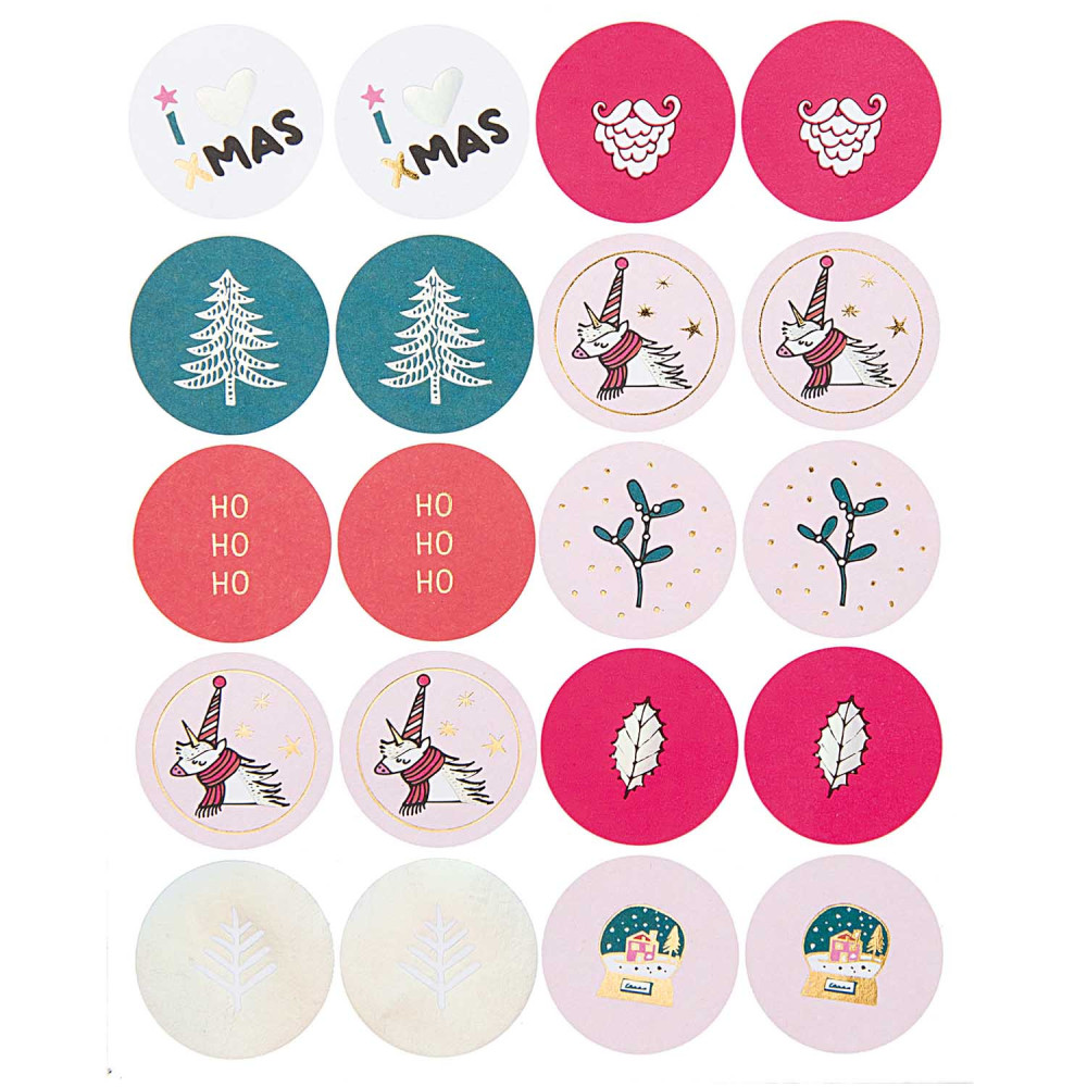 Christmas stickers Paper Poetry - Rico Design - Magical Christmas, 290 pcs.