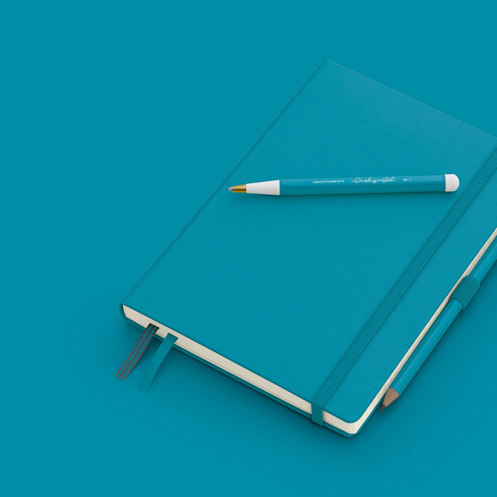 Notatnik Smooth Colours A5 - Leuchtturm1917 - w kropki, miękka okładka, Ocean, 80 g/m2