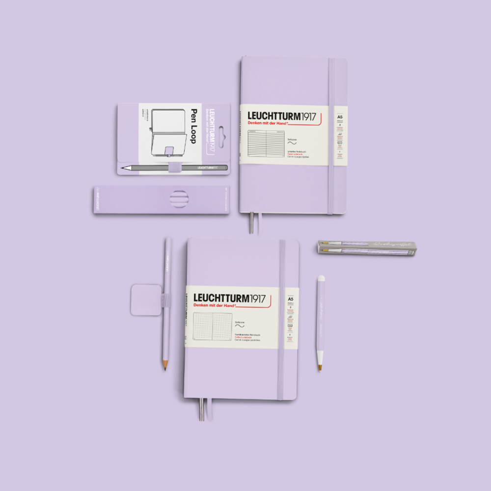Notebook A5 - Leuchtturm1917 - dotted, soft covered, Lilac, 80 g/m2