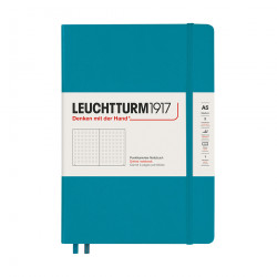 Notebook A5 - Leuchtturm1917 - dotted, hard covered, Ocean, 80 g/m2